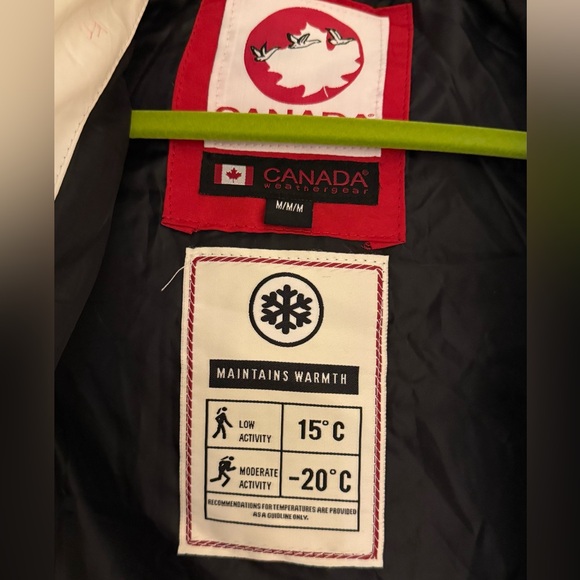 Canada Weather Gear Faux Fur Insulated Long Puffer Coat In White Medium - Picture 4 of 6